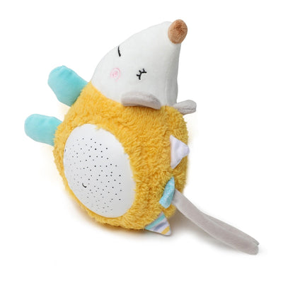 Fidtoy Starry Night Plush Night Light for Infants – Soft Projection & Soothing Music