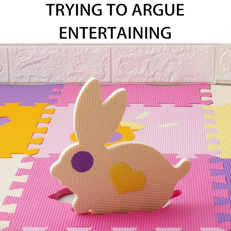 Alfombra de juegos didáctica de goma espuma con animales