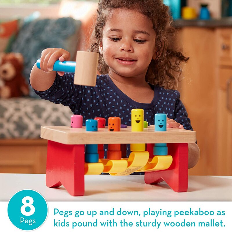 Children's Fun Beat Table Wooden Toys