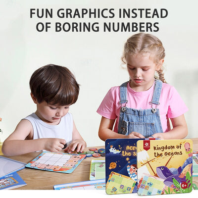 Tablero Educativo de Sudoku Magnético para Niños