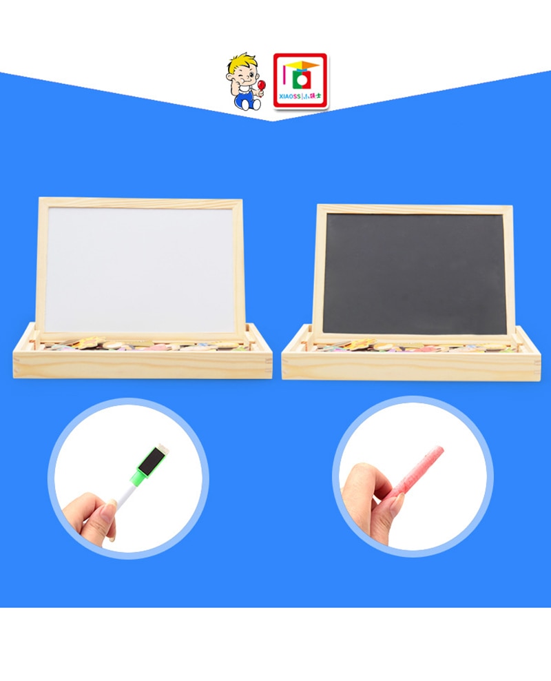 Fidtoy Magnetic Drawing Board Puzzle Toy for Kids 2+