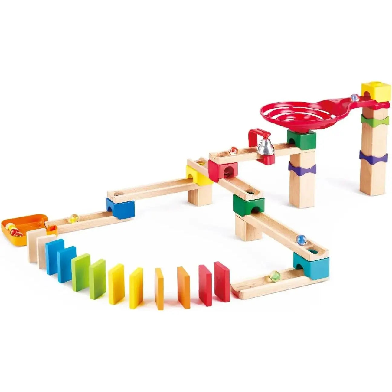Fidtoy Jouet en Bois Circuit de Billes Set de Construction DIY pour Enfants