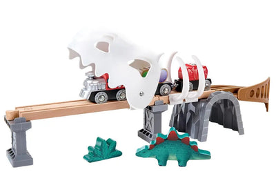 Fidtoy Dinosaur Railway Adventure Train Set Glow Track Toy