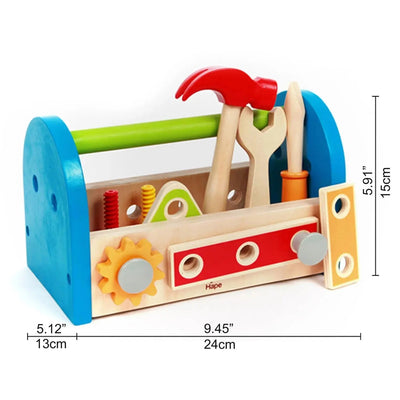 Fidtoy Boîte à Outils en Bois pour Enfants Kit de Construction pour Jeu d'Imitation