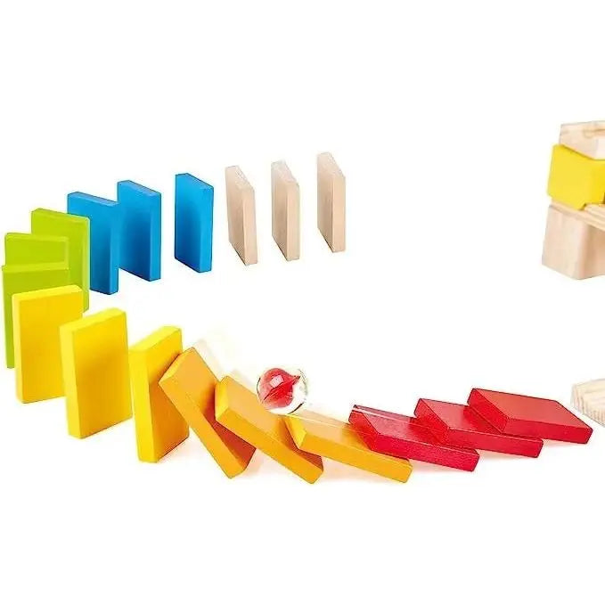 Fidtoy DIY Marble Run Race Track Toy - Ensemble de construction STEM de 81 pièces