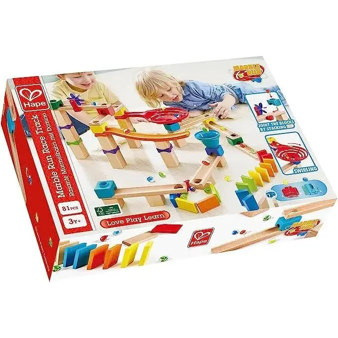 Fidtoy Juguete de Pista de Canicas DIY de 81 Piezas, Set de Construcción STEM