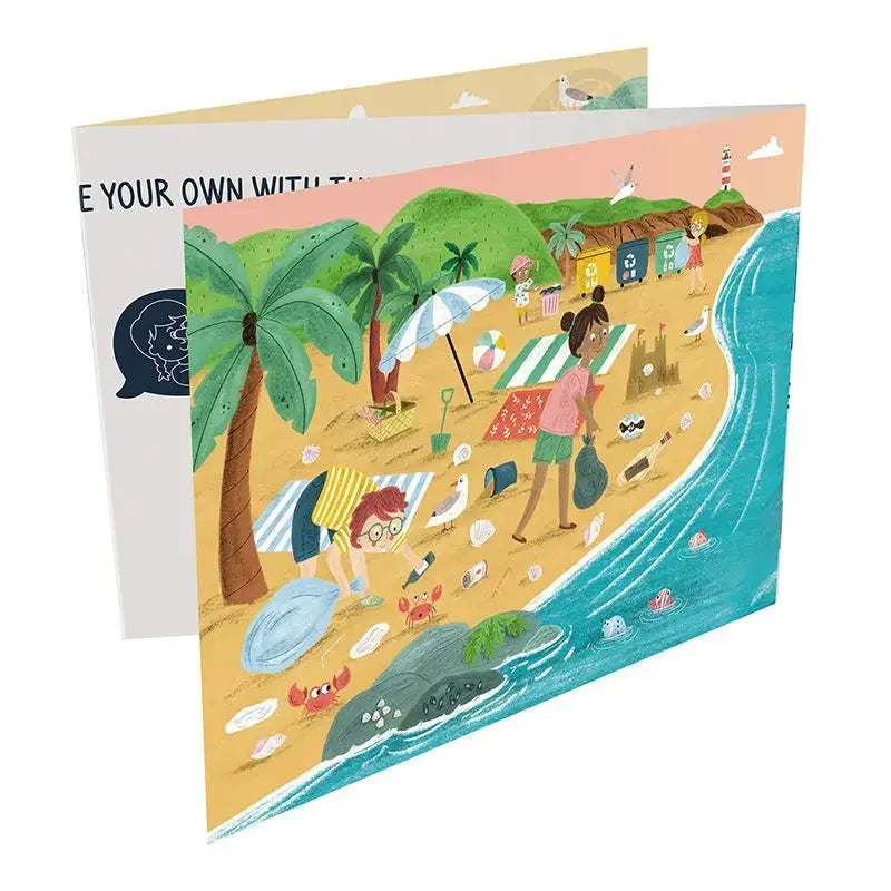 Fidtoy Ocean Friends Jigsaw Puzzle Set 3 Pack 48 Pieces for Kids