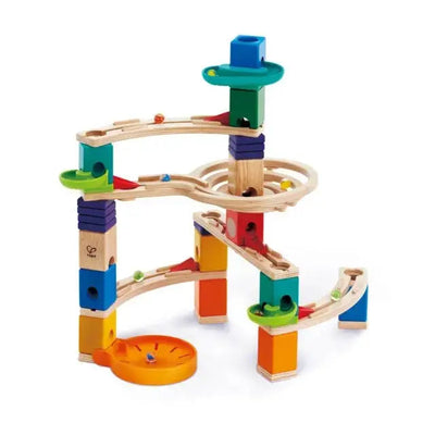 Fidtoy Circuit de billes en bois à construire Jeu de construction STEM