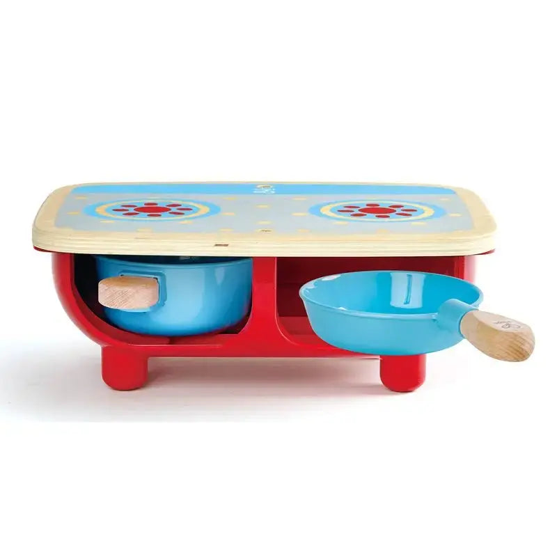 Fidtoy Wooden Pretend Play Kitchen Cooking Set for Toddlers 18M+