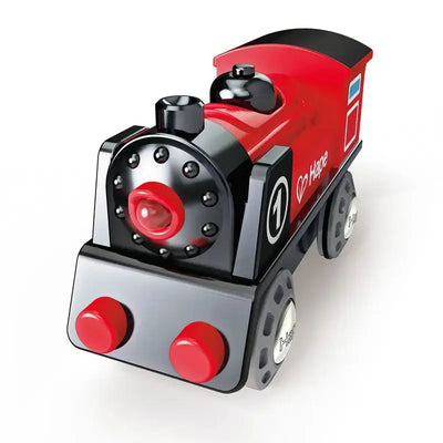 Fidtoy Battery Powered Train Engine Toy Wooden Railway Compatible