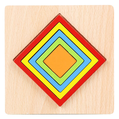 Fidtoy Puzzle en Bois pour Tout-Petits – Jouet Éducatif Montessori d'Apprentissage des Formes pour Enfants de 1 à 6 Ans