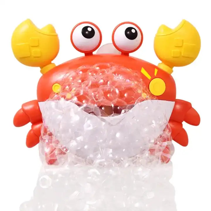 Fidtoy Musical Crab Bubble Bath Toy for Toddlers – Bubble Maker Bath Toy with Music for Kids