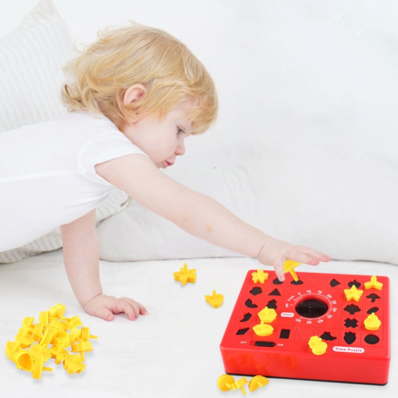 Kids Logical Time Matching Puzzle Toy