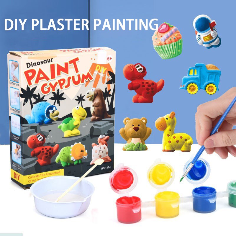Niños DIY Pintura Yeso Escayola