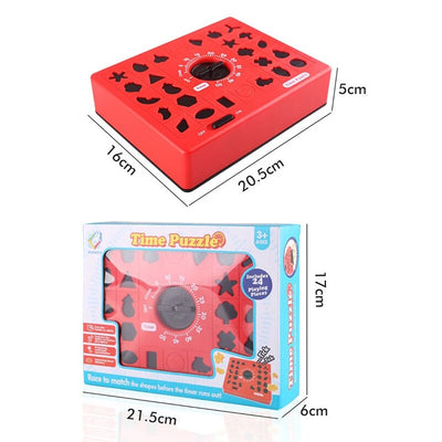 Kids Logical Time Matching Puzzle Toy