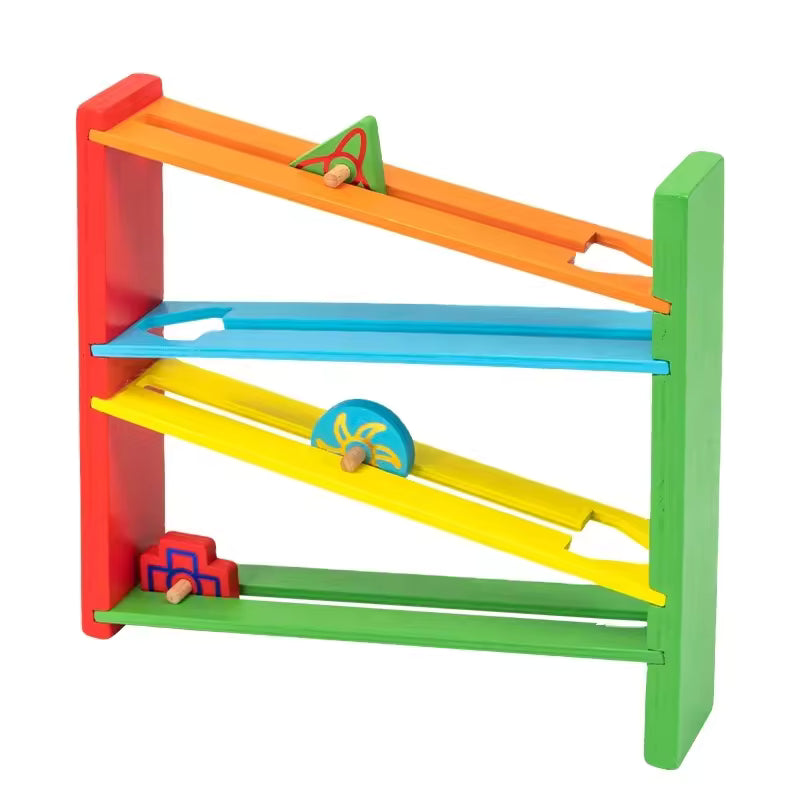 Lanceur de baseball Fidtoy en bois en forme de fusée – Jouet sportif amusant pour enfants de 2 à 6 ans