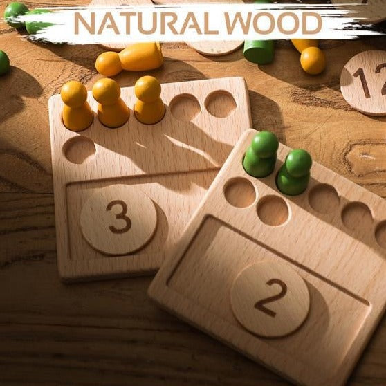Jeu de mathématiques Montessori - Jeu éducatif de mathématiques