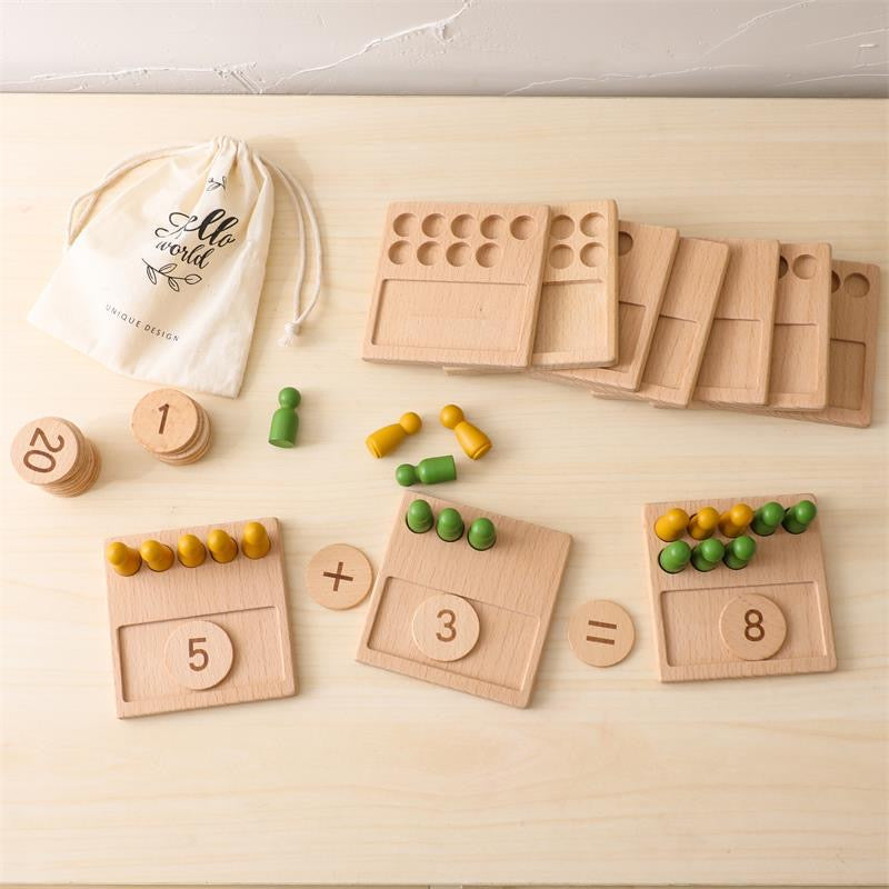 Jeu de mathématiques Montessori - Jeu éducatif de mathématiques