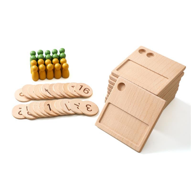 Jeu de mathématiques Montessori - Jeu éducatif de mathématiques