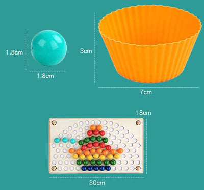 Fidtoy Montessori Rainbow Beads