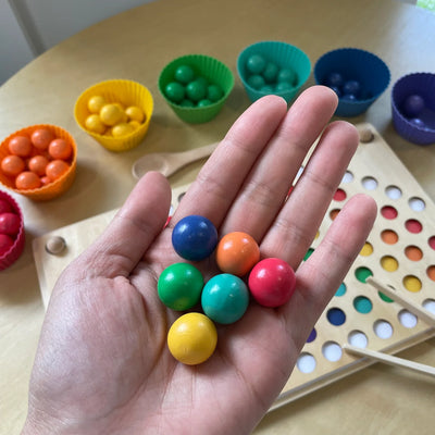 Fidtoy Montessori Rainbow Beads