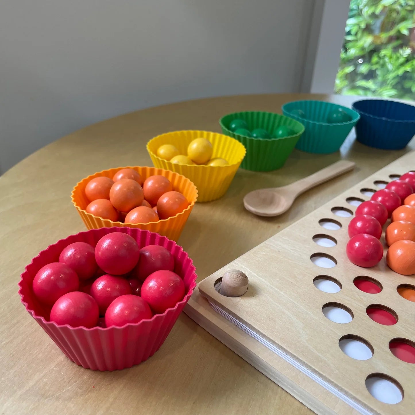 Fidtoy Montessori Rainbow Beads