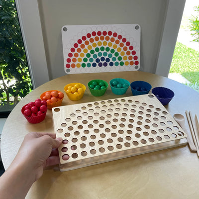 Fidtoy Montessori Rainbow Beads
