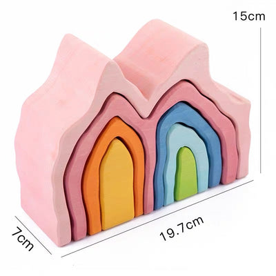 Wooden Stacking Great Barrier Coral Reef Block Playroom Décor