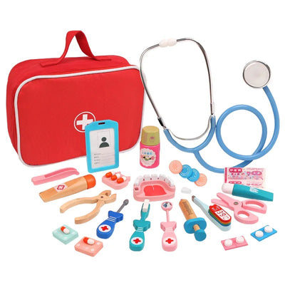 Doctor's wooden case