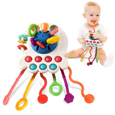 Juguete Sensorial Bebé Cuerda para Estirar