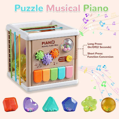 Cubo Rompecabezas de Piano para Bebés 5 en 1 - 023