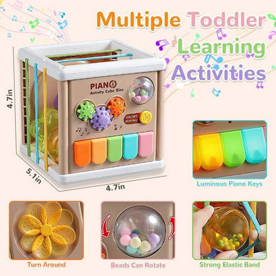 Cubo Rompecabezas de Piano para Bebés 5 en 1 - 023