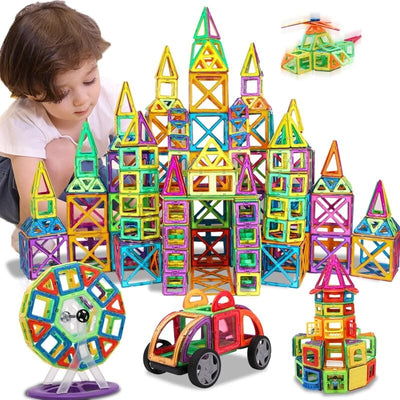 Fidtoy Montessori Magnetic Building Blocks for Kids
