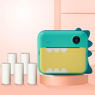 Appareil photo instantané Fidtoy pour enfants – Appareil photo pour tout-petits avec impression thermique et coloriage créatif