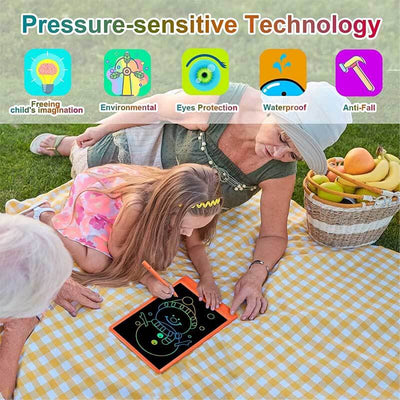 Fidtoy 15-Inch Colorful LCD Drawing Tablet – Magnetic Doodle Board for Kids 3–8