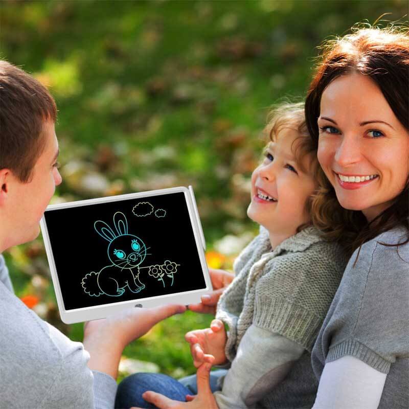 Fidtoy 15-Inch Colorful LCD Drawing Tablet – Magnetic Doodle Board for Kids 3–8