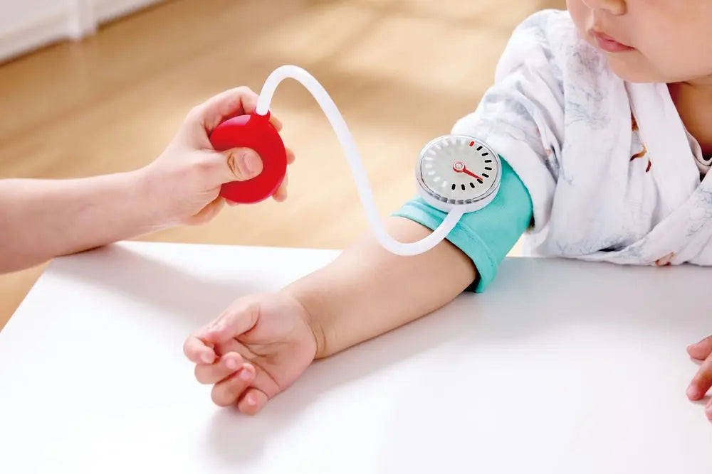 Juego de doctor Fidtoy para niños, kit médico de juguete para juegos de rol