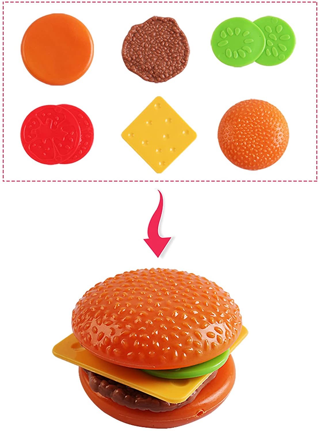 Cuisine Micro-ondes électrique Jeu de simulation avec lumière, son et accessoires réalistes inclus