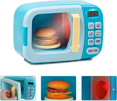Cuisine Micro-ondes électrique Jeu de simulation avec lumière, son et accessoires réalistes inclus