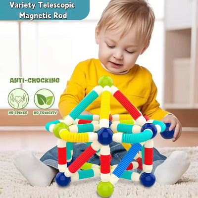 Pop Tube Magnetic Sticks Puzzle con Personaje -158