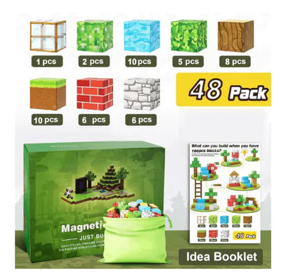 Fidtoy Magnetic Building Blocks Set for Kids – STEM Construction Toys for Creative Learning