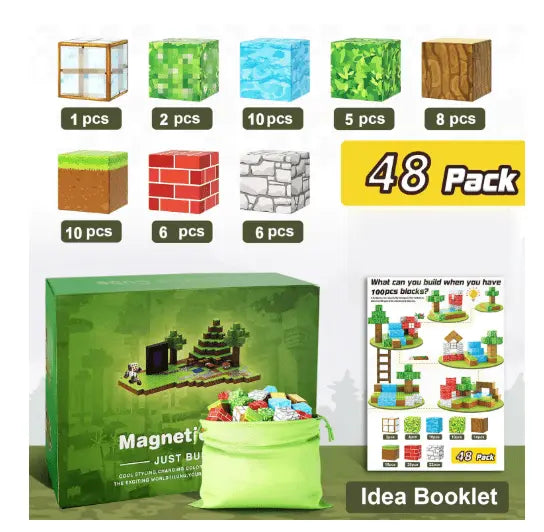 Fidtoy Magnetic Building Blocks Set for Kids – STEM Construction Toys for Creative Learning