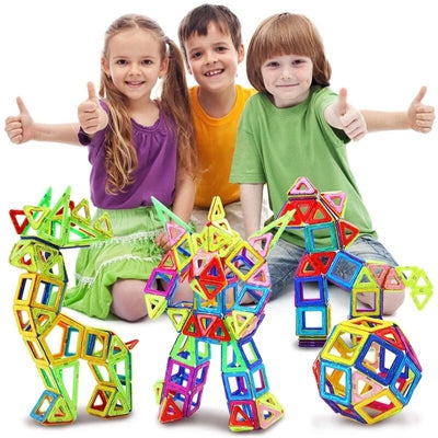 Fidtoy Montessori Magnetic Building Blocks for Kids