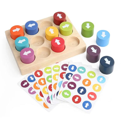 Jeu d'association de flèches Montessori