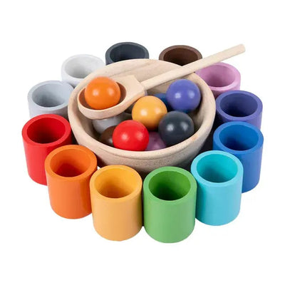 Montessori : Associer les couleurs de l'arc-en-ciel