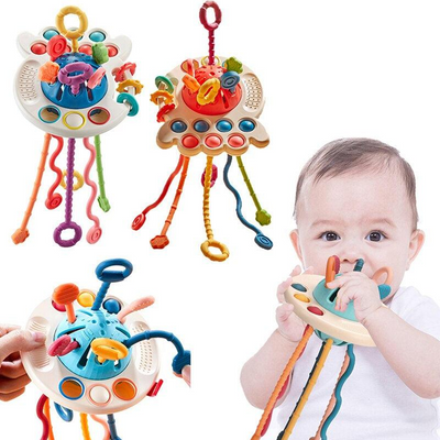 Juguete Montessori para bebés (de arrastre)