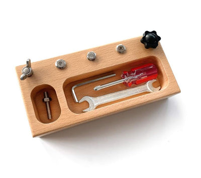 Montessori Fun Screw & Play Board for Kids