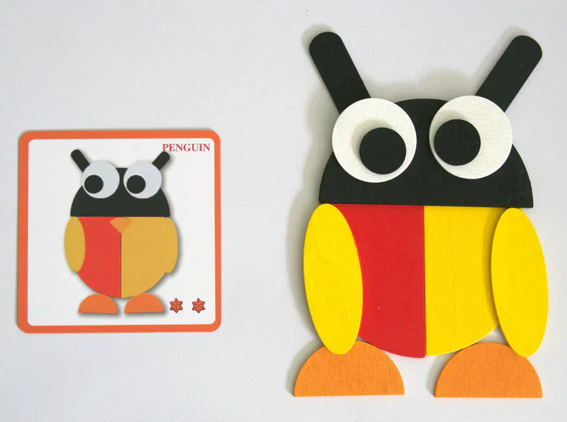 Fidtoy Montessori Geometric Puzzle