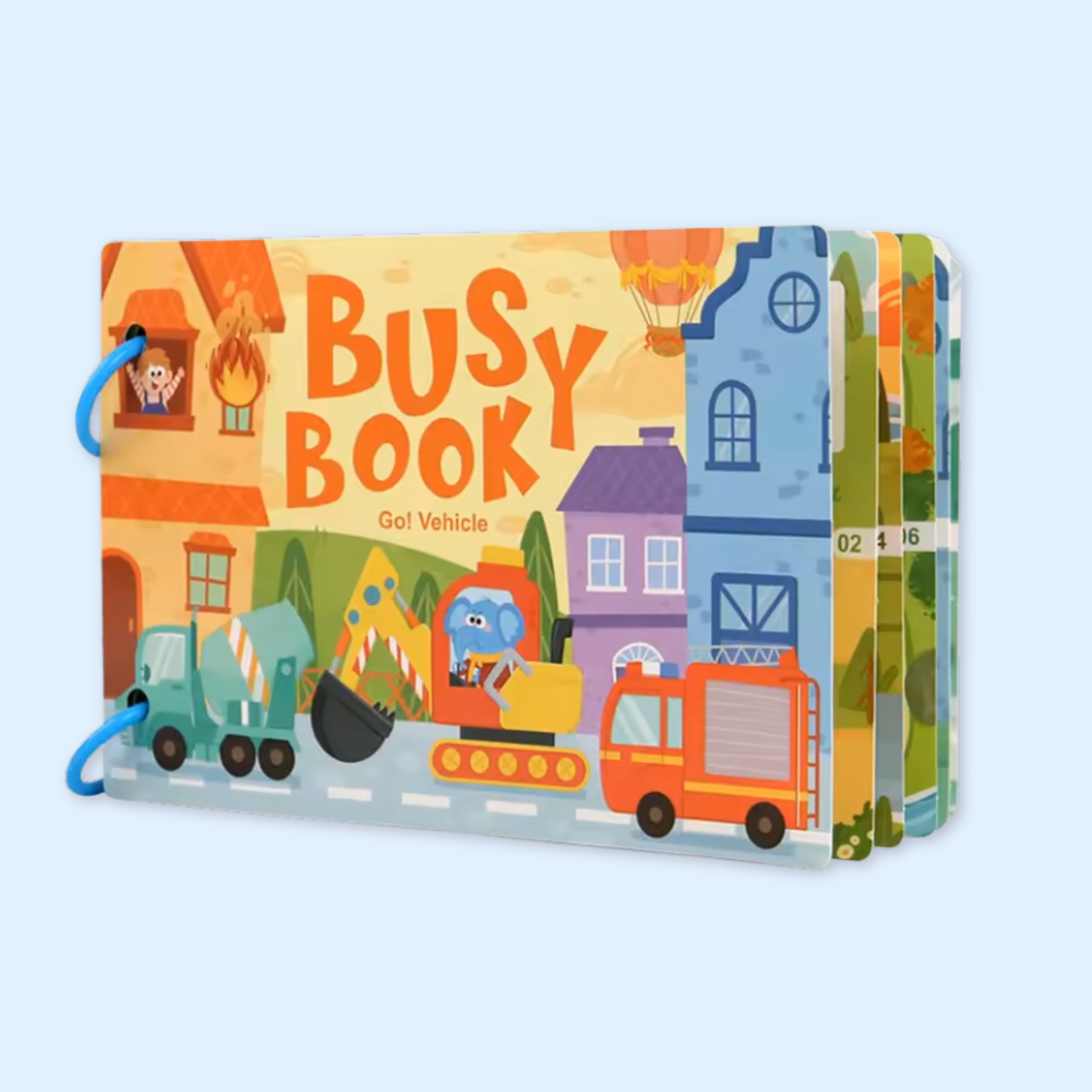 Fidtoy Montessori Busy Book for Toddlers Interactive Learning Alphabet