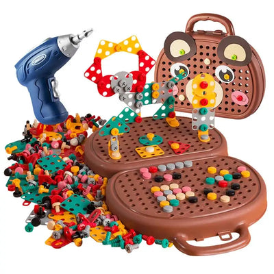 Trousse à outils de réparation et d'assemblage Montessori